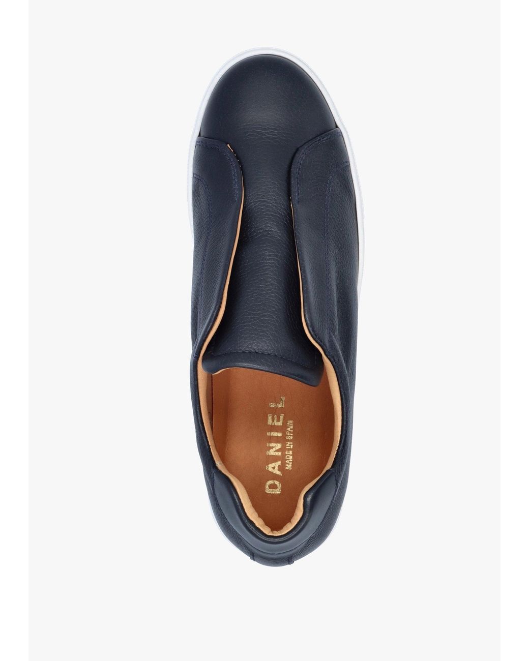 Daniel Blue Tred Laceless Flatform Trainers