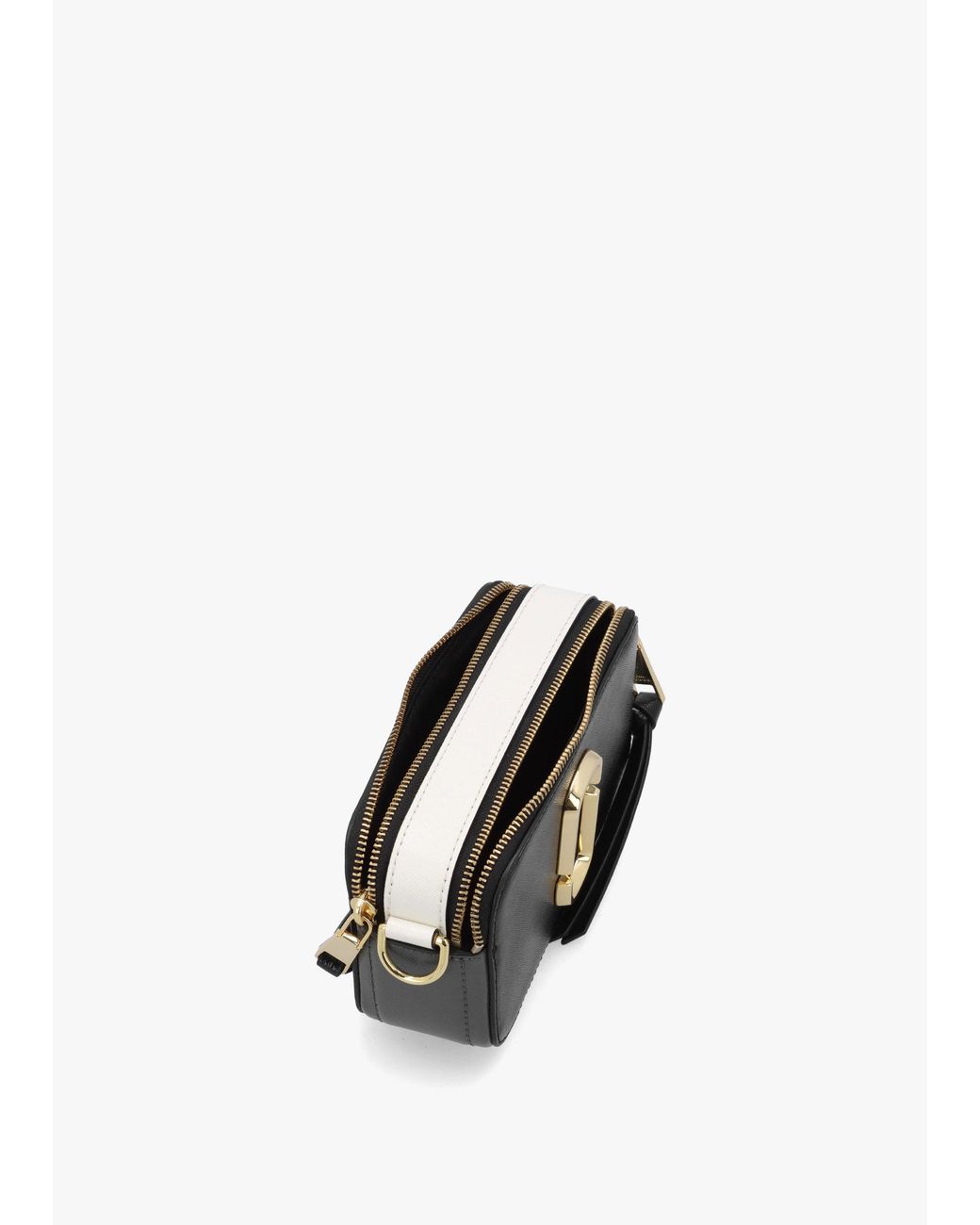 Marc Jacobs White The Colorblock Chain Multi Snapshot Bag
