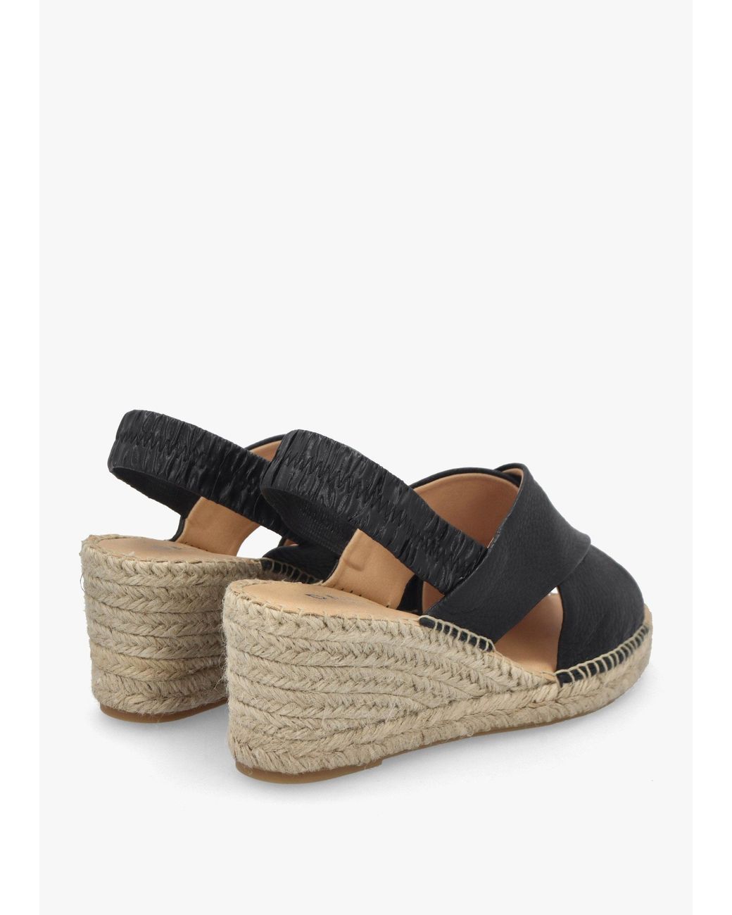 Daniel Multicolor Jossy Cross Strap Sling Back Wedge Espadrilles