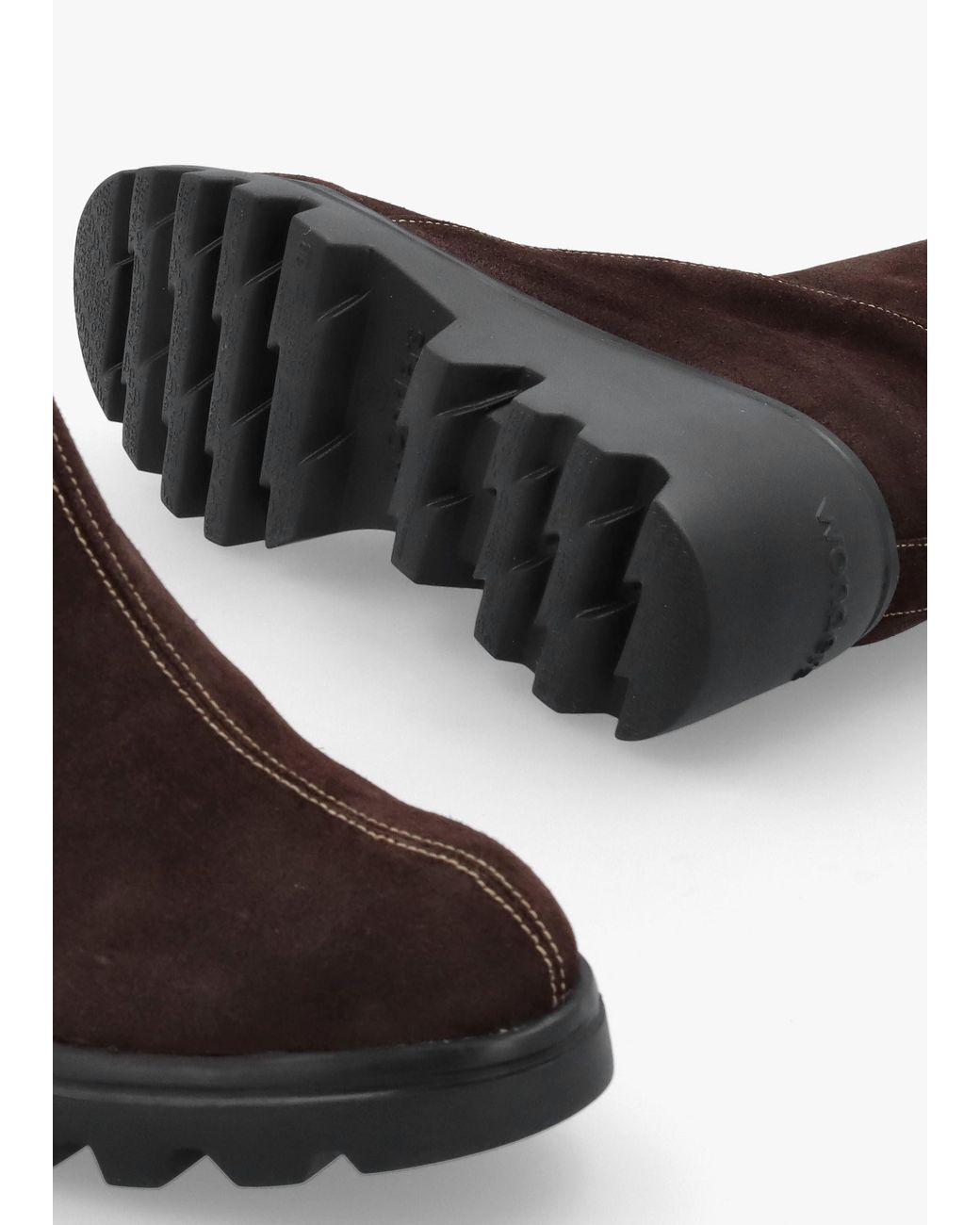 Wonders Brown G-7033 Wedge Ankle Boots