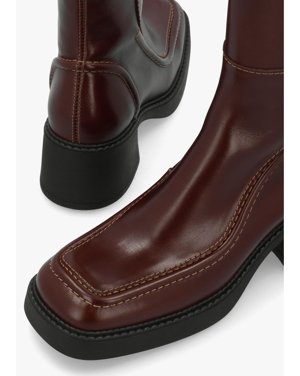 Miista Brown Dagmara Calf Boots