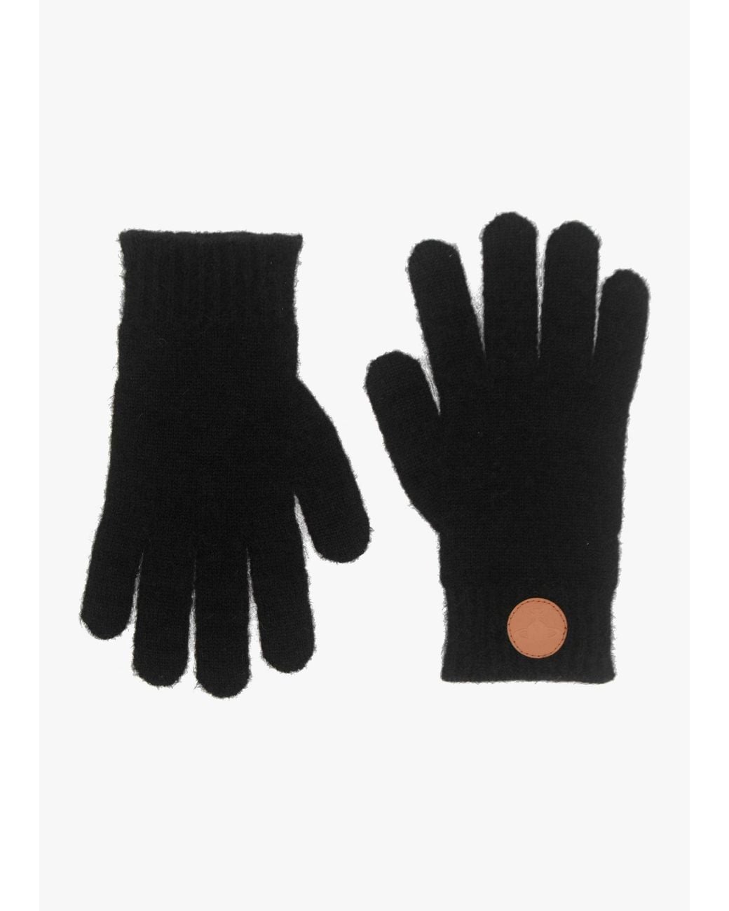 Vivienne Westwood Black Fluffy Gloves