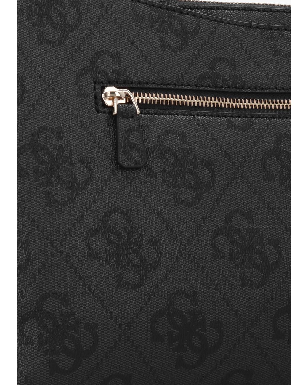 Guess Black Janie Girlfriend Coal Logo Carryall Bag