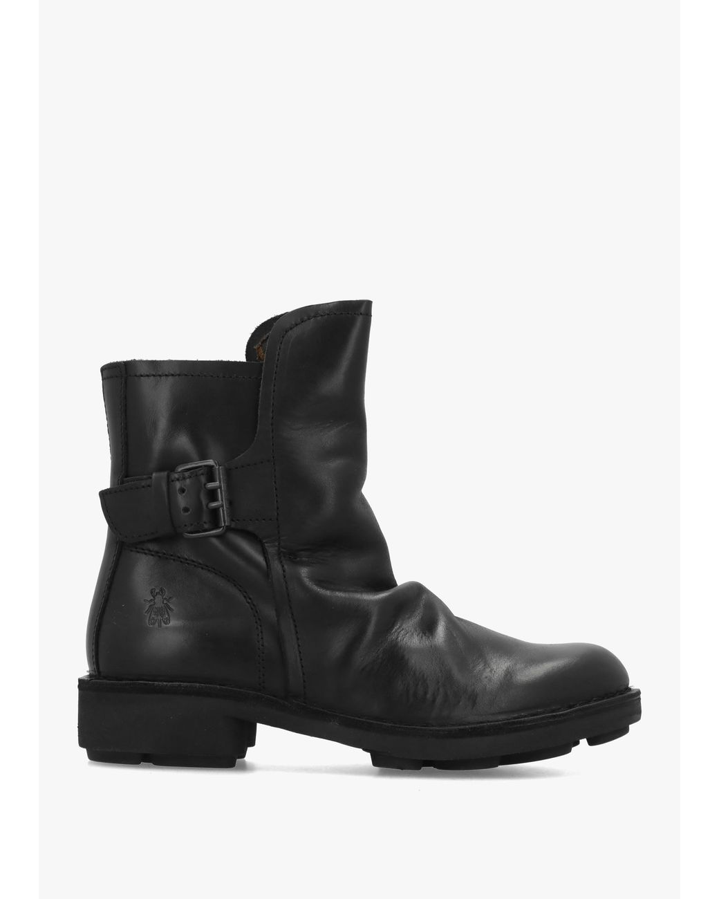 Fly London Black Nury Ankle Boots