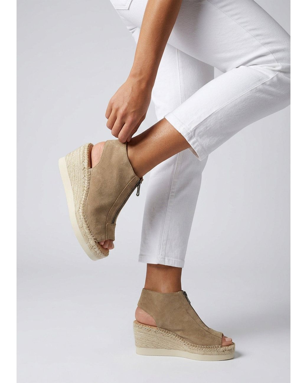 Daniel Natural Jippie Wedge Espadrilles
