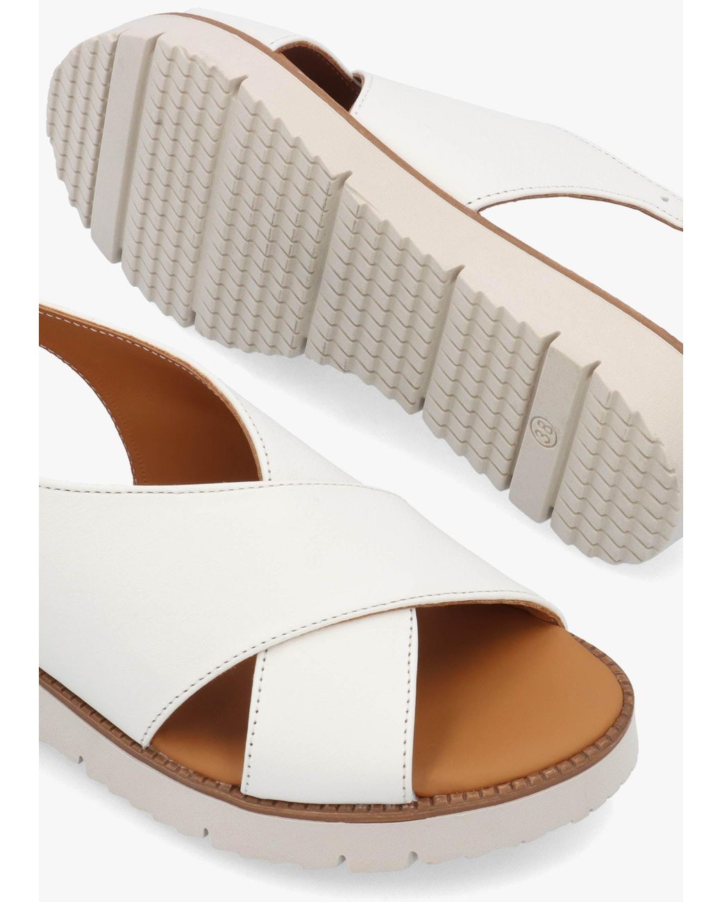 Daniel White Livia Cross Strap Sandals