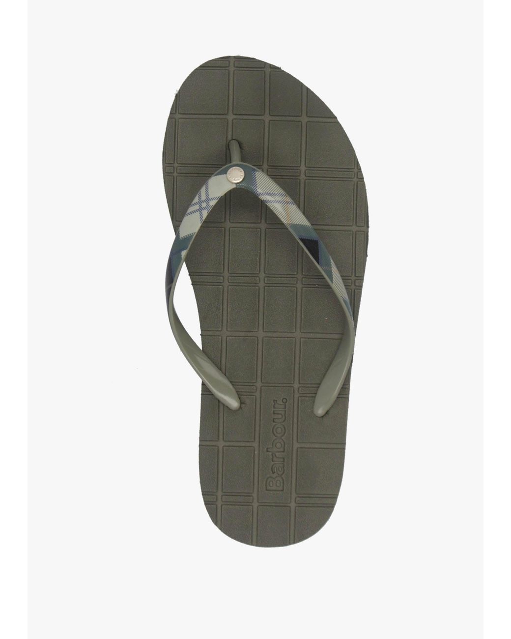 Barbour Green Tilda Toe Post Flip Flops