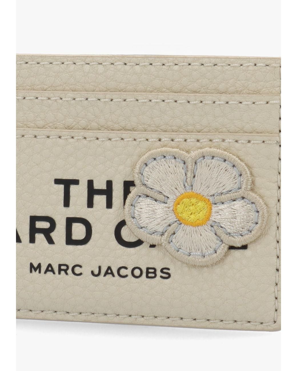 Marc Jacobs White The Camp Patchwork Cloud Card Case