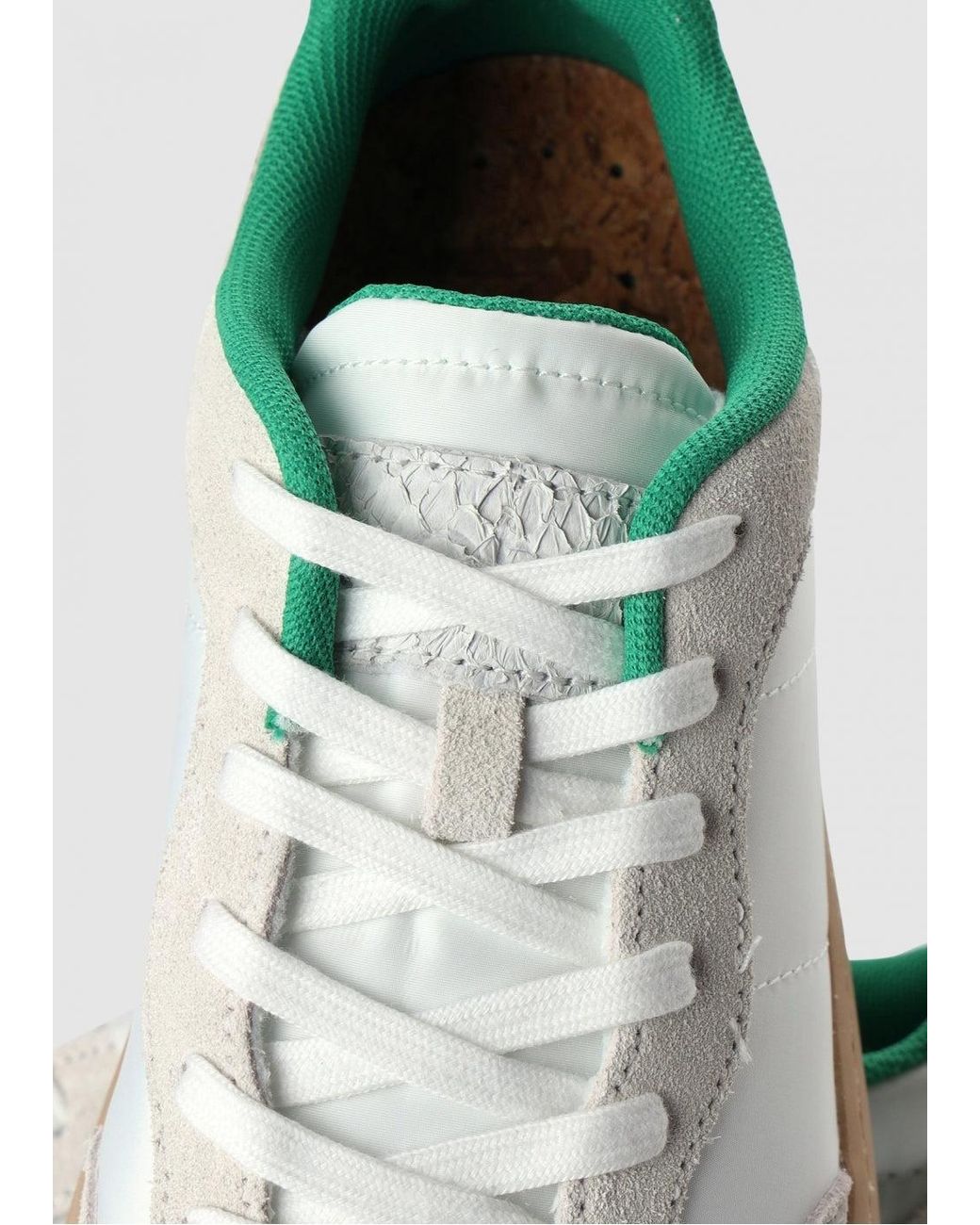 Woden White May & Basil Nylon Trainers