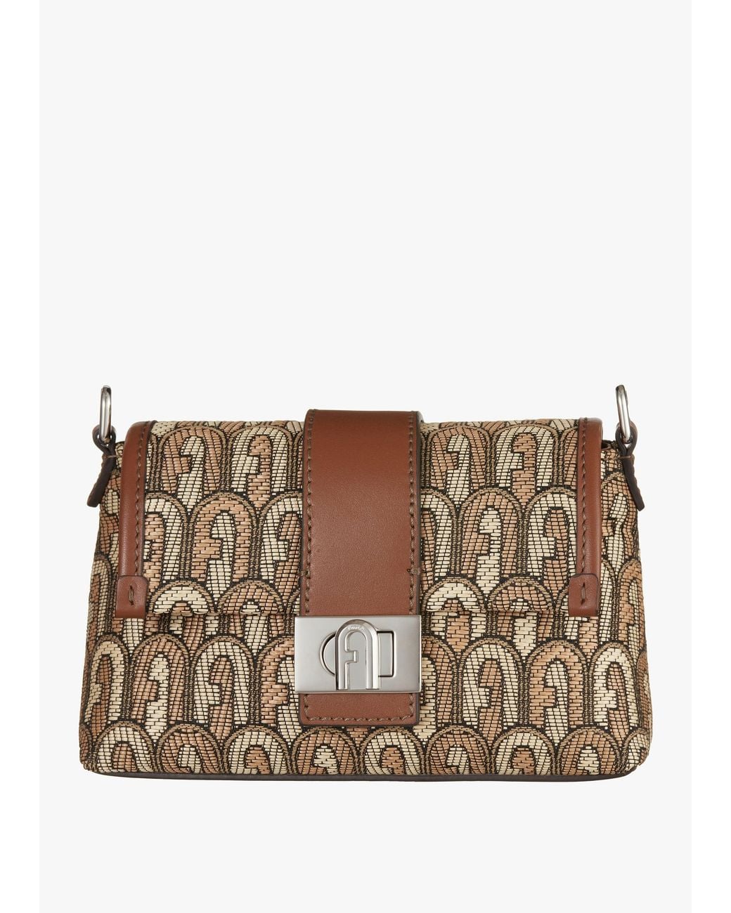 Furla Brown Charlie Mini Cross-Body Bag