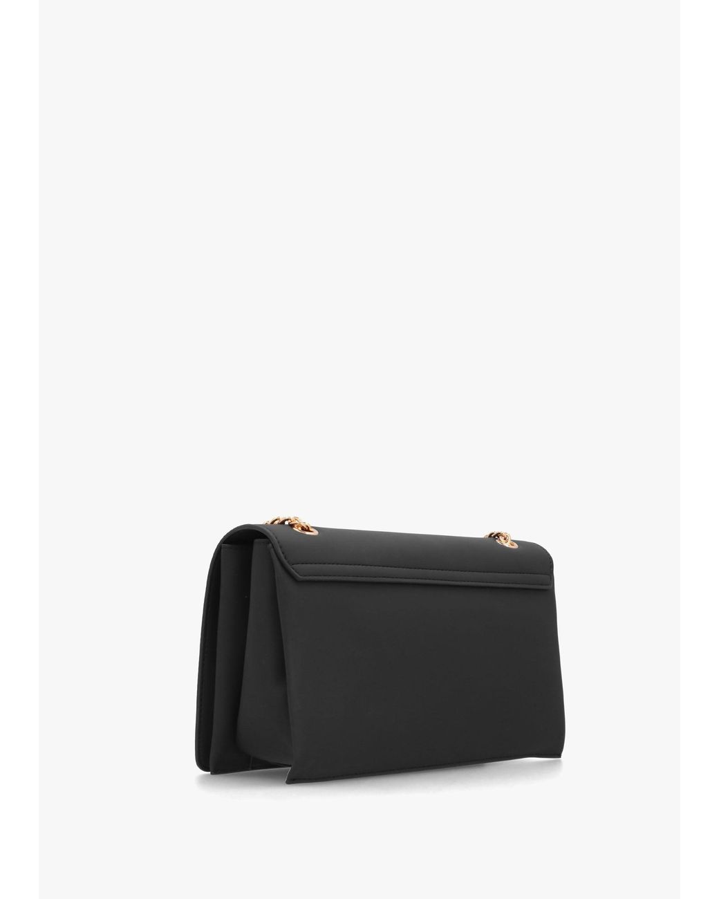 Love Moschino Black Big Love Chain Nero Shoulder Bag