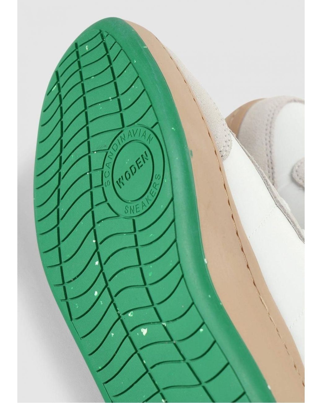 Woden White May & Basil Nylon Trainers
