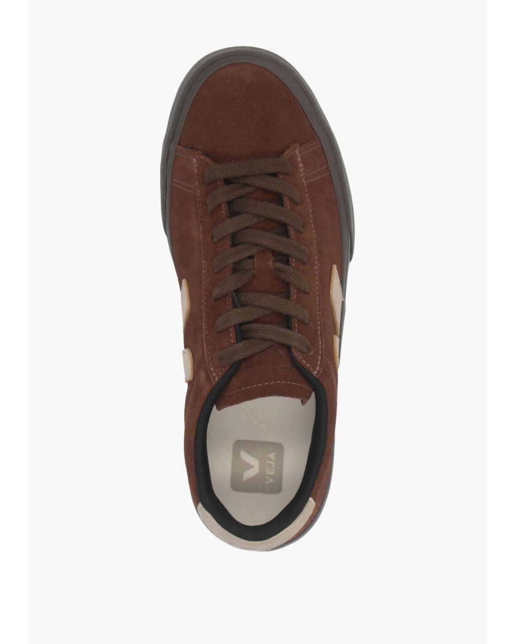 Veja Brown Campo Suede Walnut Plantine Eagle Trainers