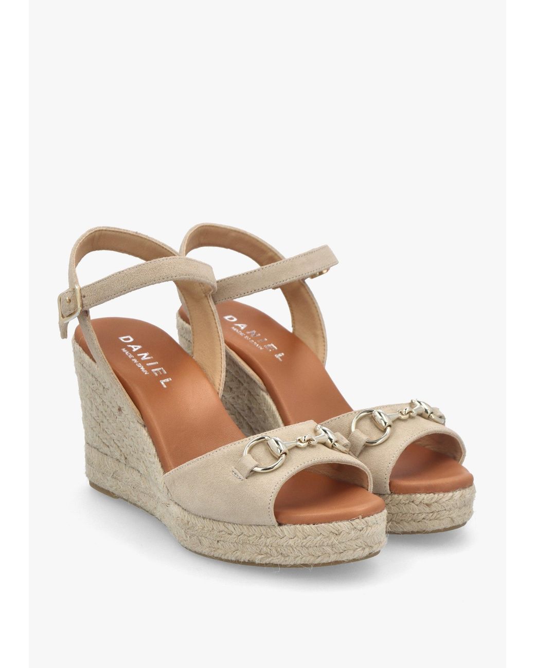 Daniel Natural Jaffle Snaffle Wedge Espadrilles