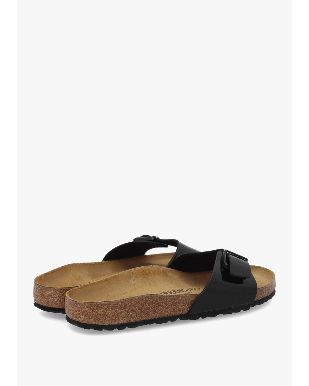 Birkenstock White Madrid Birko-Flor Mules