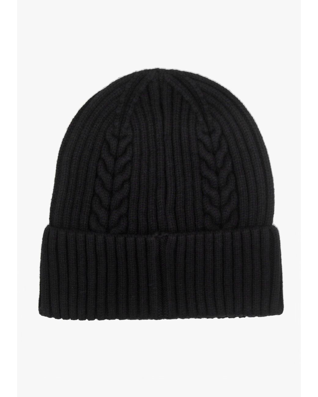 Guess Black Knitted G Logo Beanie Hat
