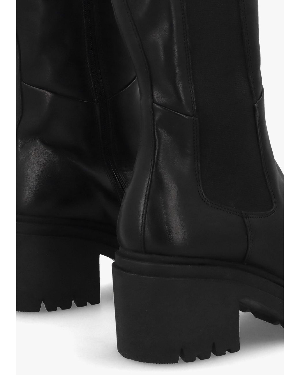 Daniel Black Erre Block Heel Knee Boots