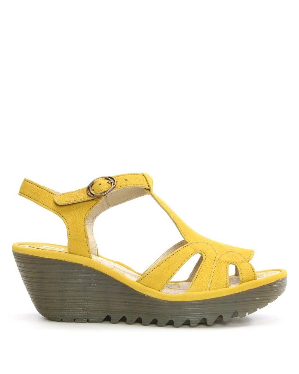 fly yellow sandals