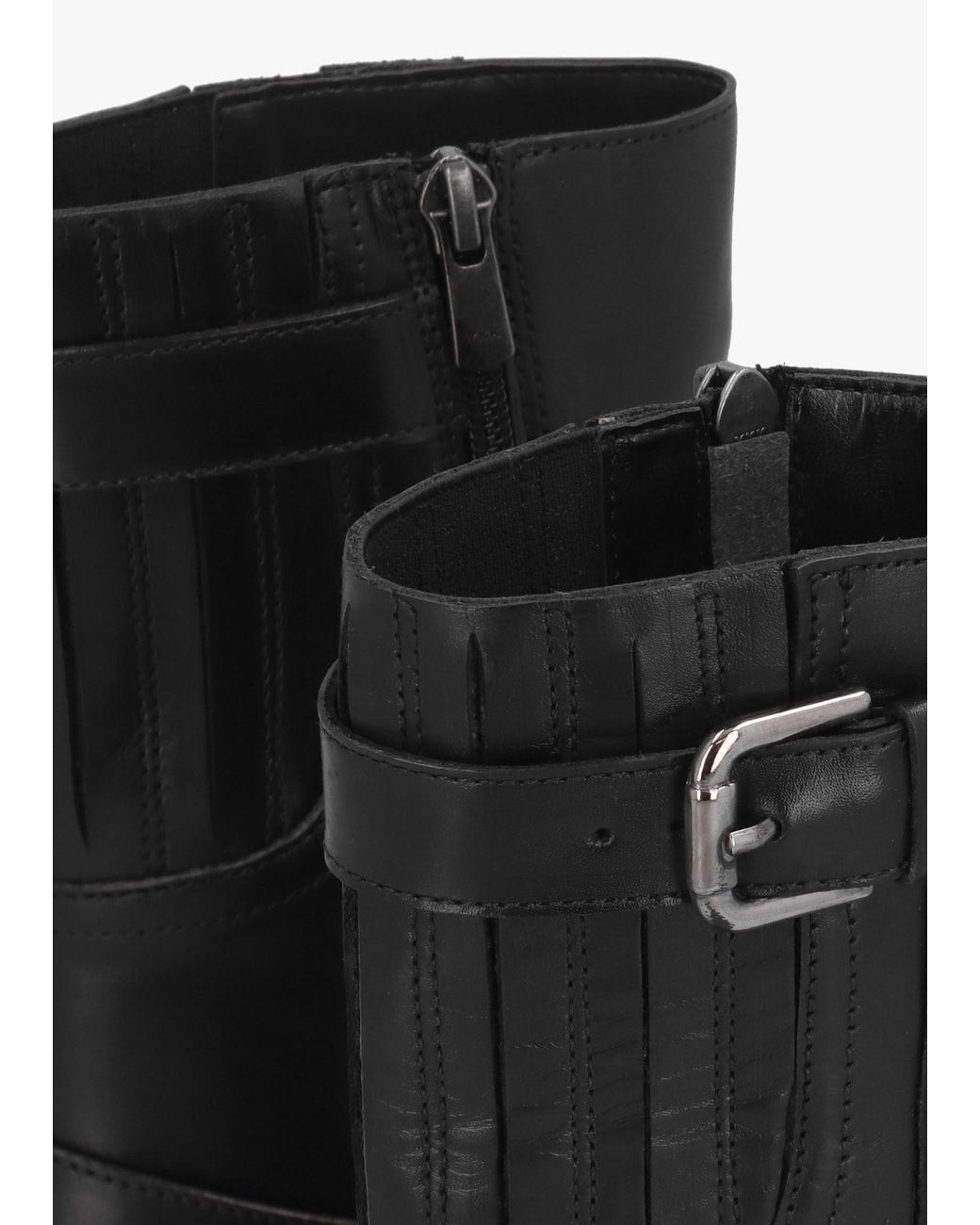 Daniel Black Ibuck Chunky Biker Boots