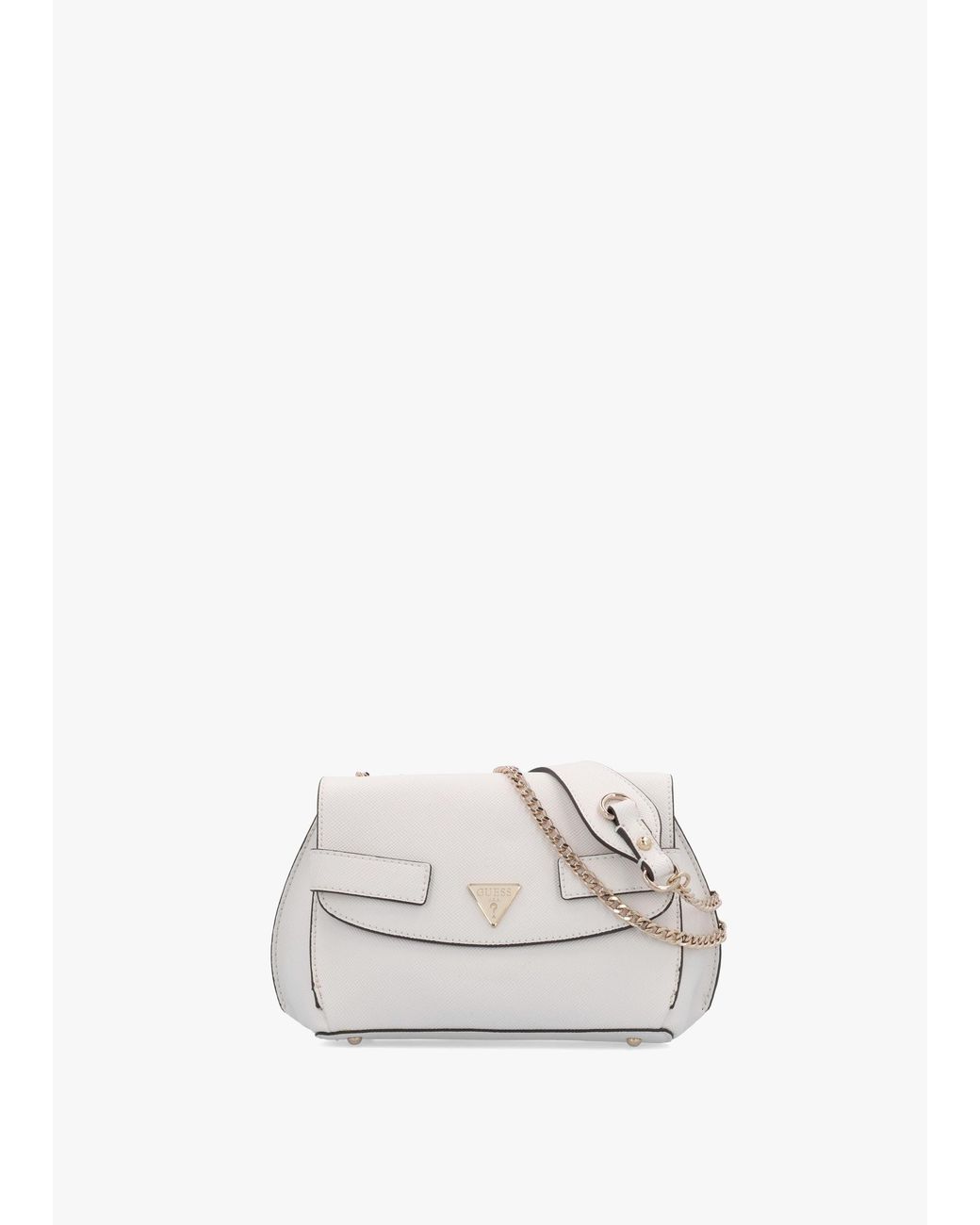 Guess White Serenova Convertible Off Cross-Body Bag