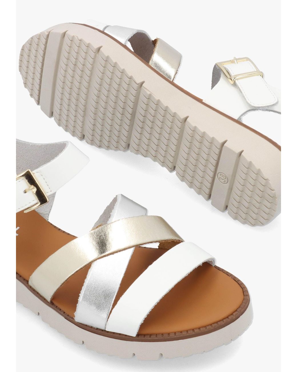 Daniel White Lindy Multi Cross Strap Sandals