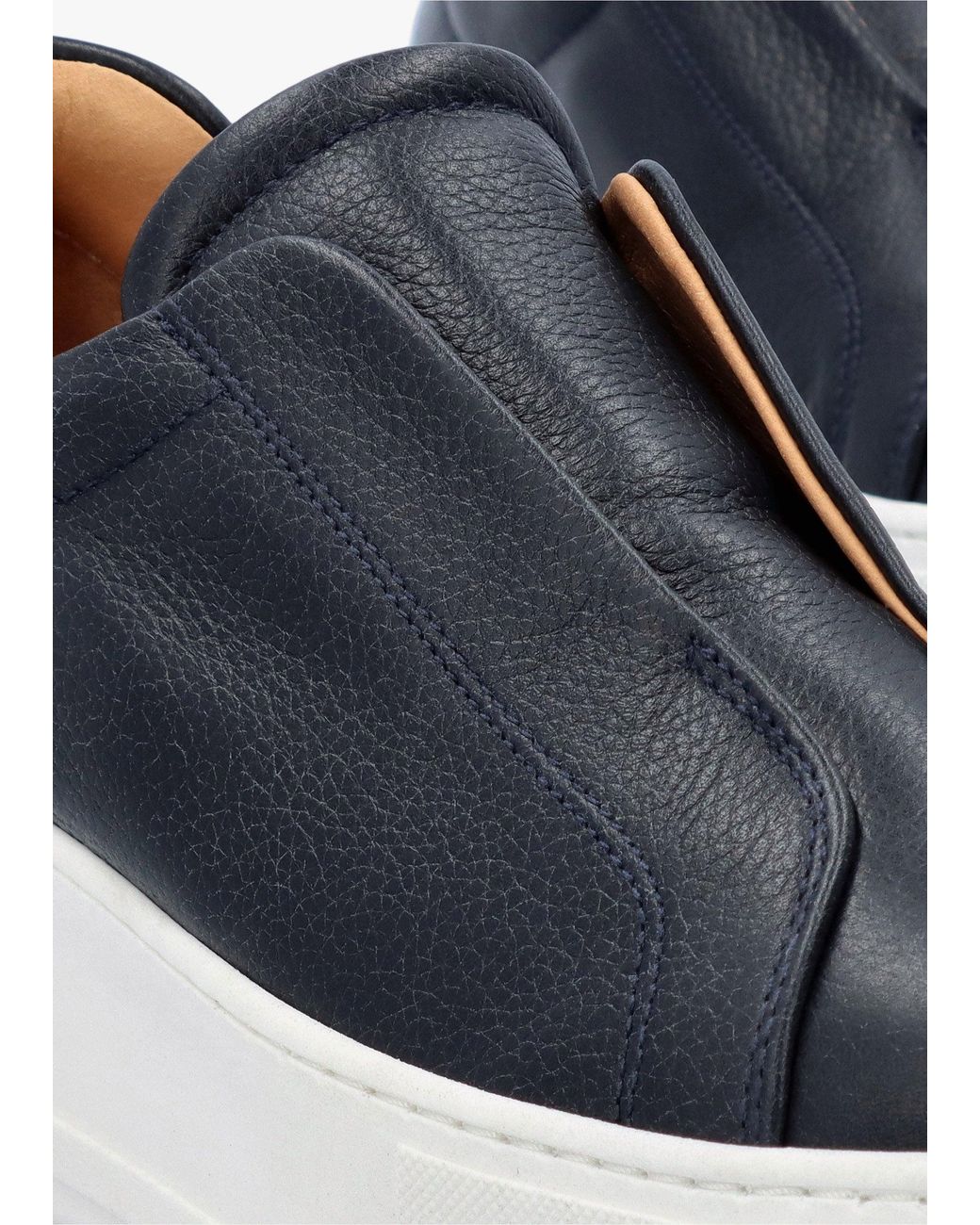Daniel Blue Tred Laceless Flatform Trainers