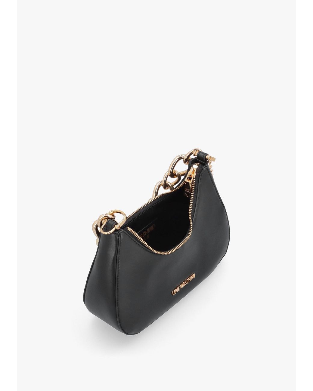 Love Moschino White Chunky Chain Shoulder Bag