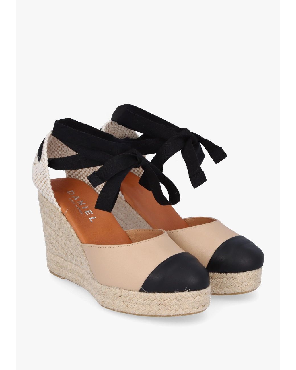Daniel Black Kendall Toe Cap Wedge Espadrilles