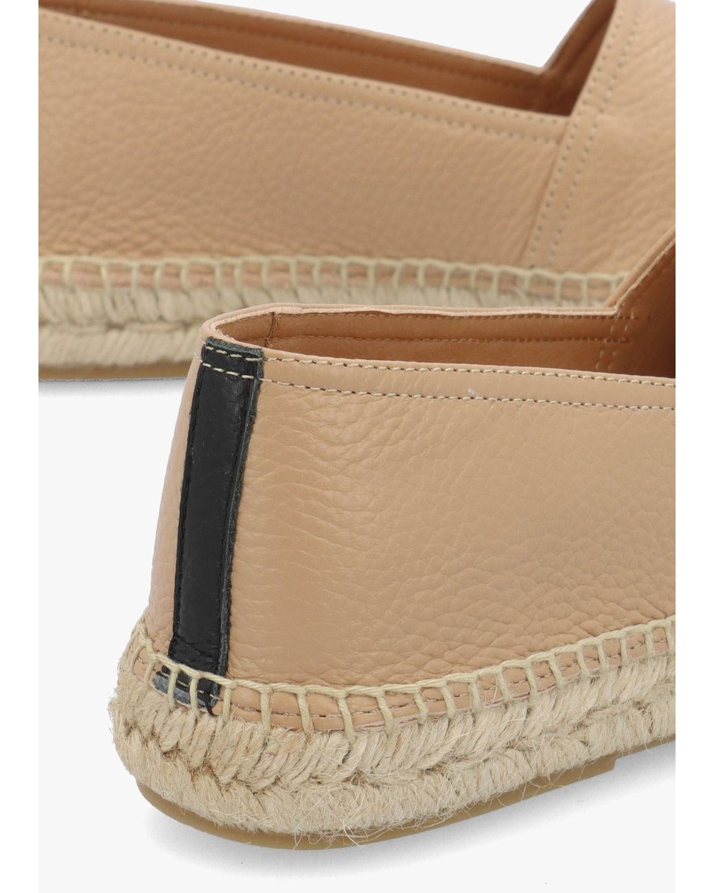 Daniel White Joey Nude Leather Toe Cap Espadrilles