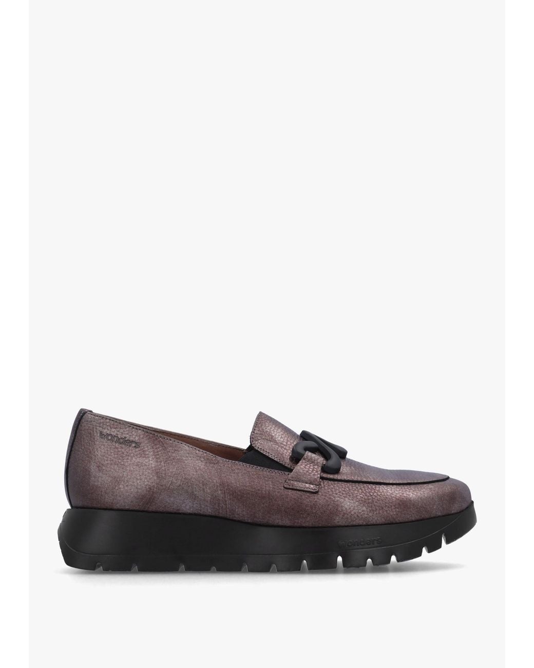 Wonders Gray Odisei 94 Pewter Leather Loafers
