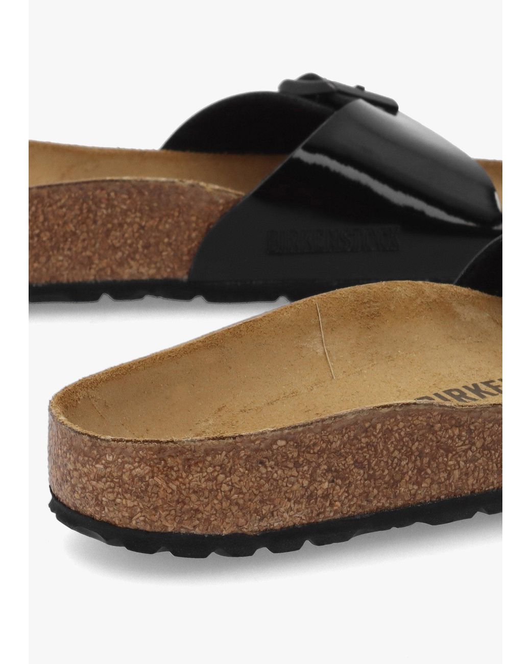 Birkenstock White Madrid Birko-Flor Mules