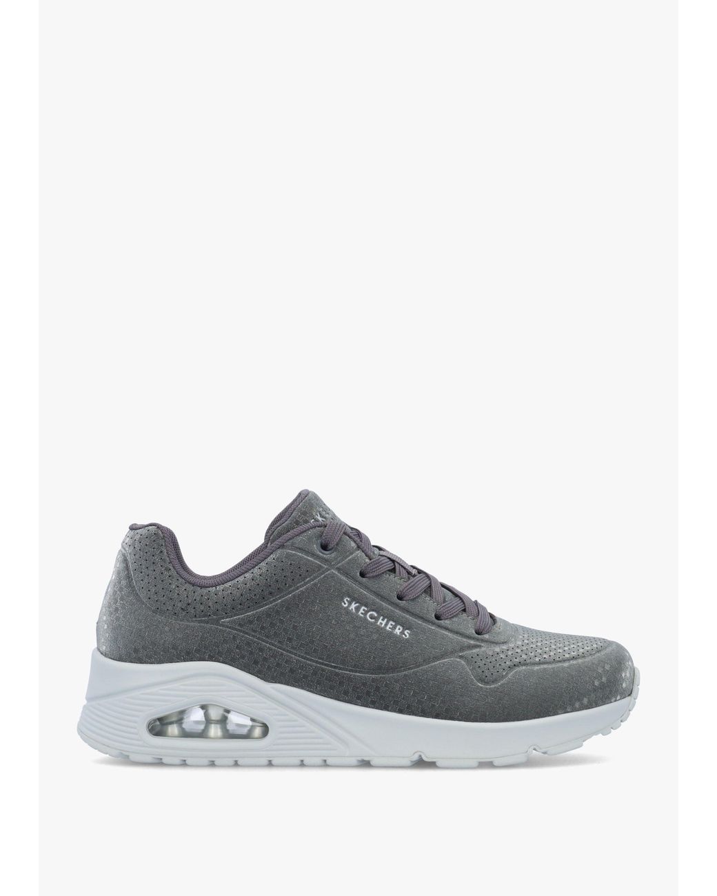 Skechers Gray Uno Disco Nite Trainers