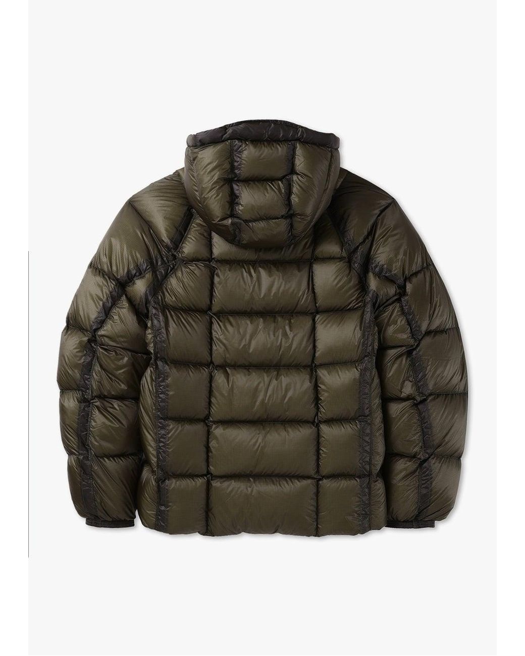 C.P. Company Mens D.d.shell Hooded Down Jacket In Olive Night for