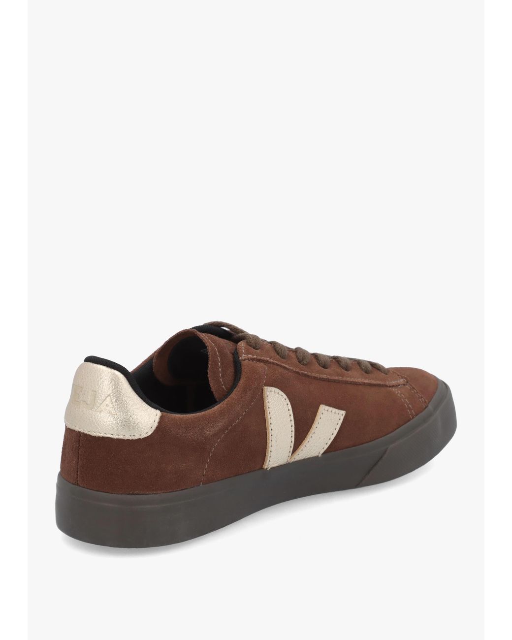 Veja Brown Campo Suede Walnut Plantine Eagle Trainers
