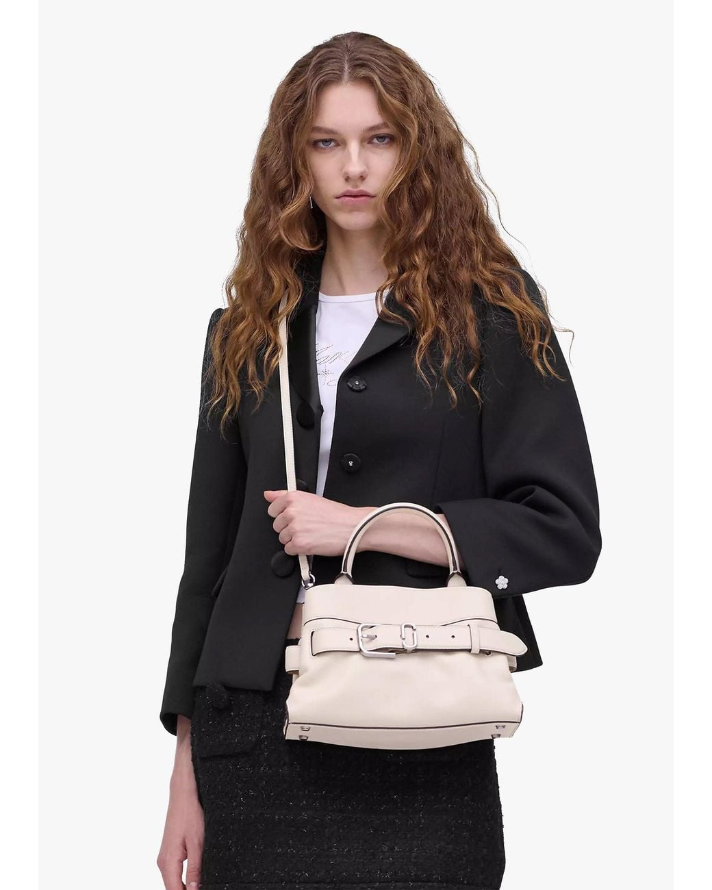 Marc Jacobs Natural The Dakota Small Cloud Satchel Bag
