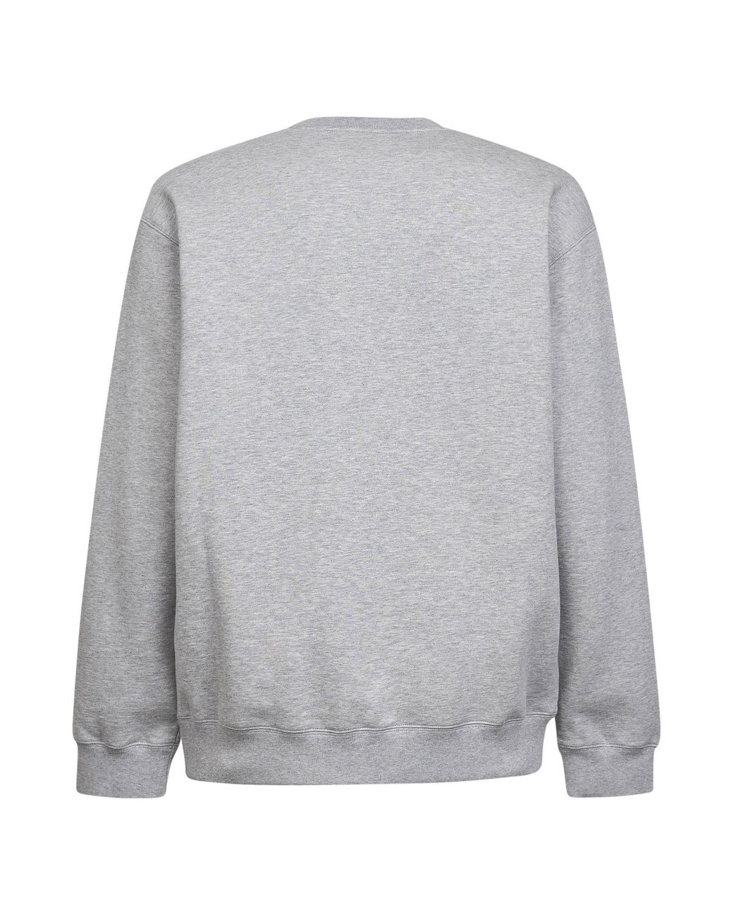 Gucci Gray Melange Cotton Printed Sweatshirt for men
