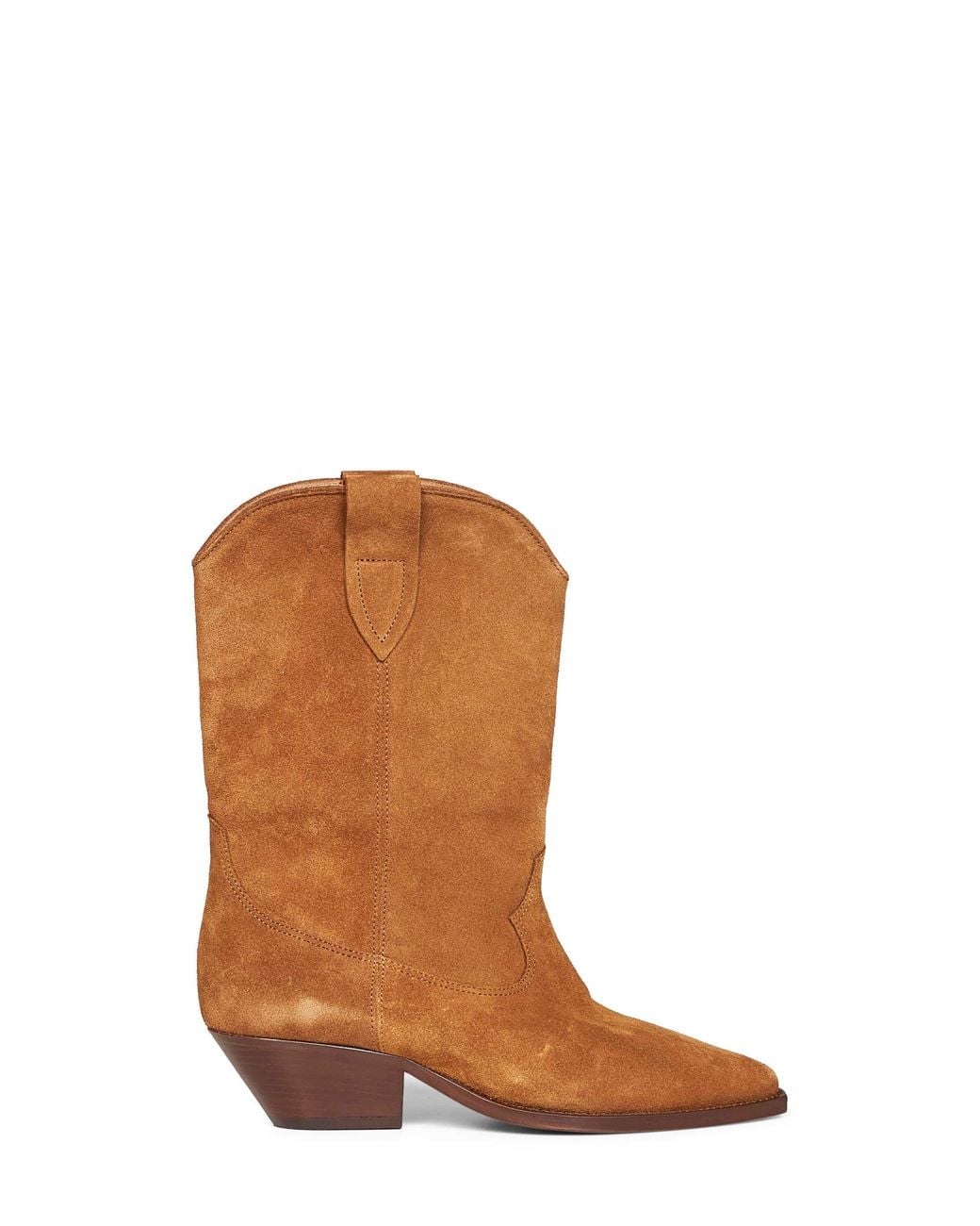 Isabel Marant Brown Cognac Suede Duerto Western Boots