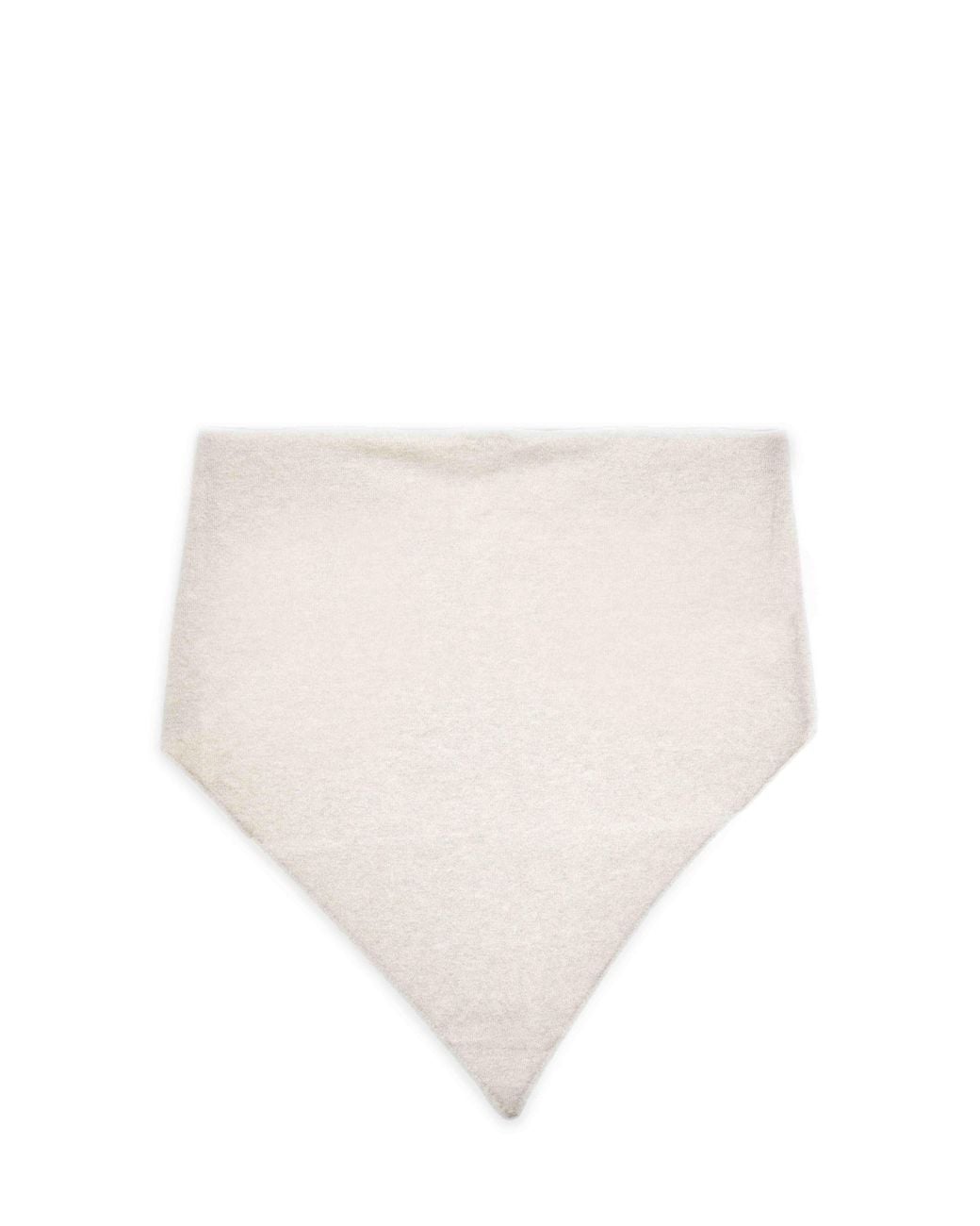 Brunello Cucinelli White Cashmere Large Scarf With Monili