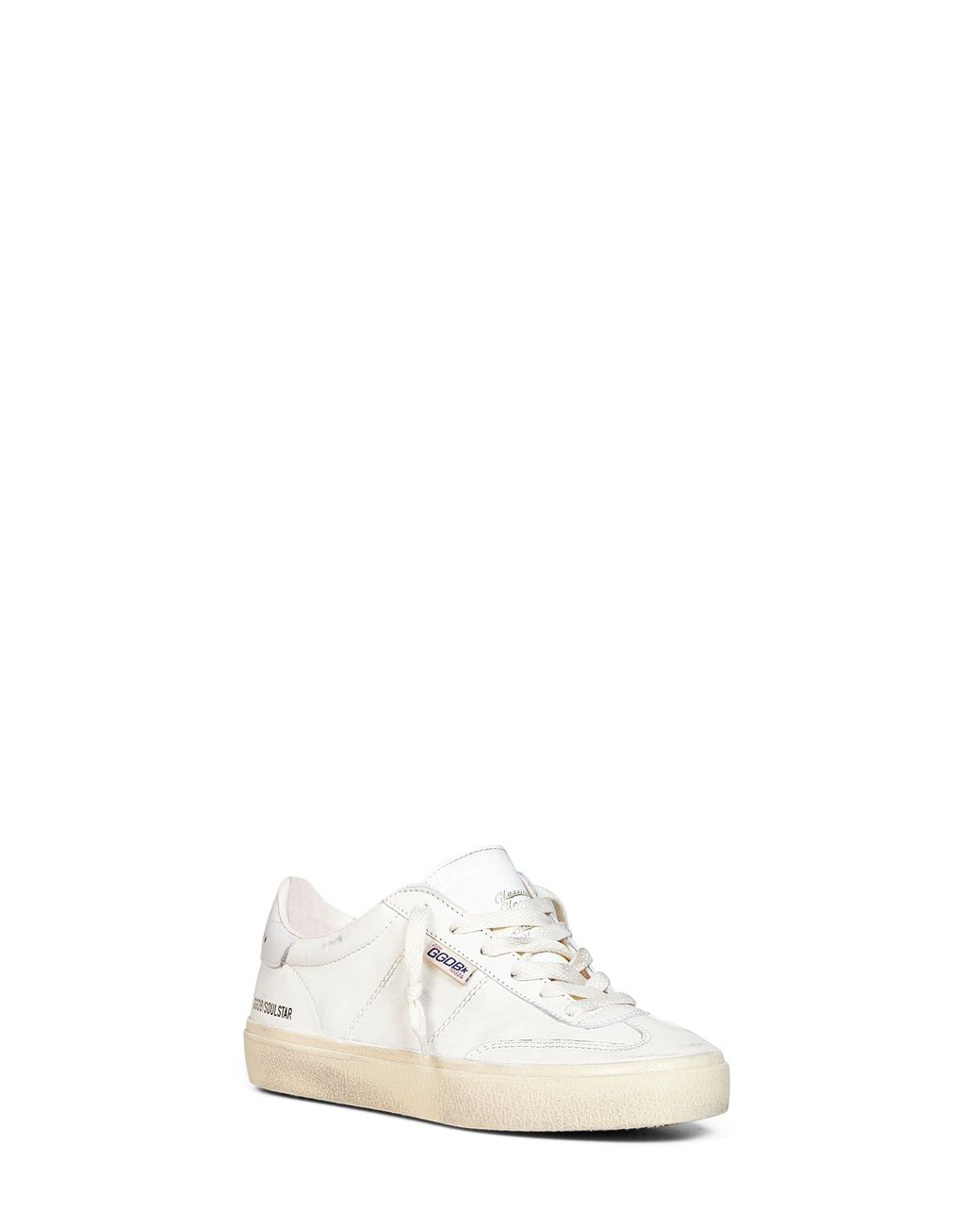 Golden Goose Deluxe Brand White Nappa Leather Soul Star Sneakers