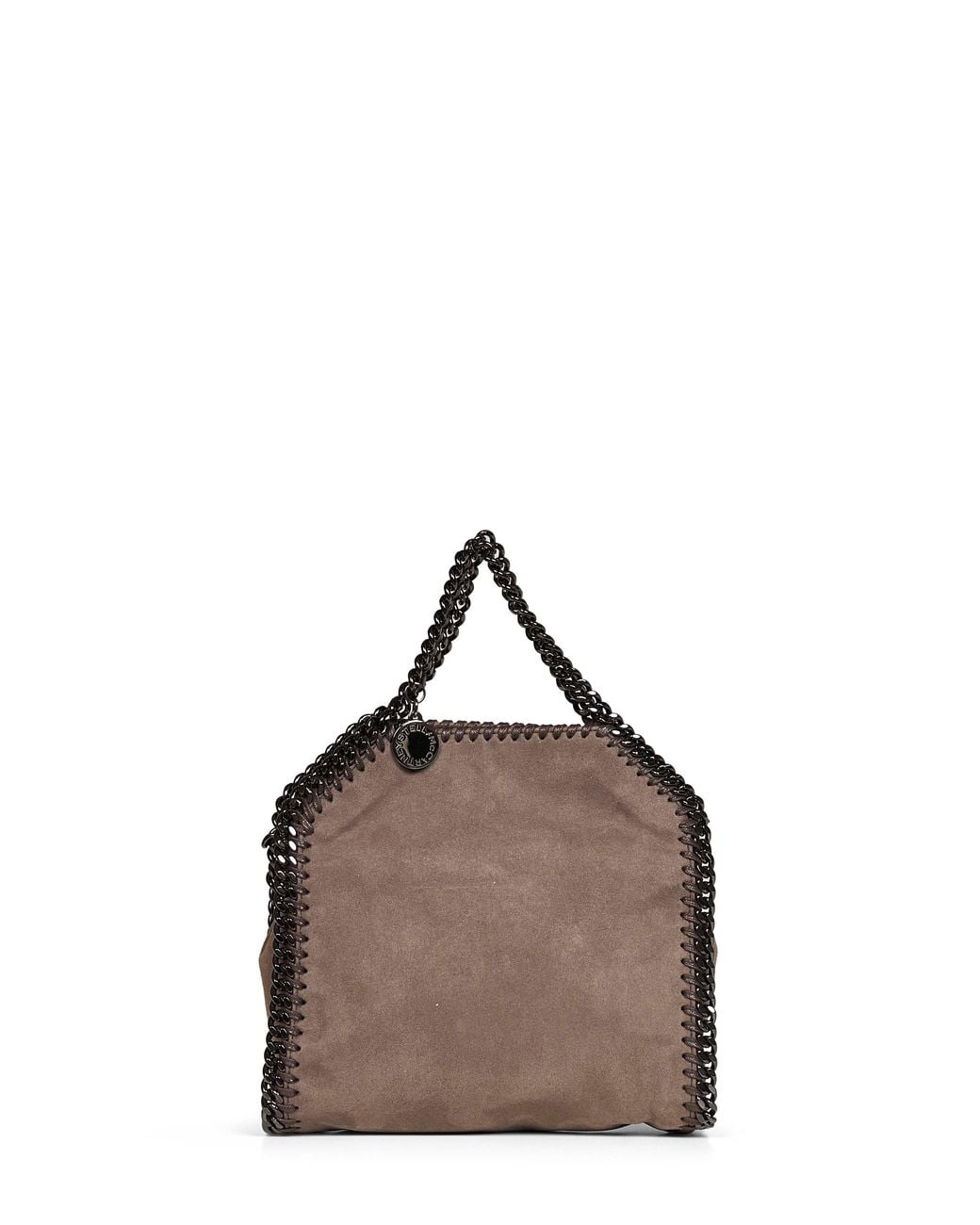 Stella McCartney Brown Taupe Falabella Tiny Bag <Br