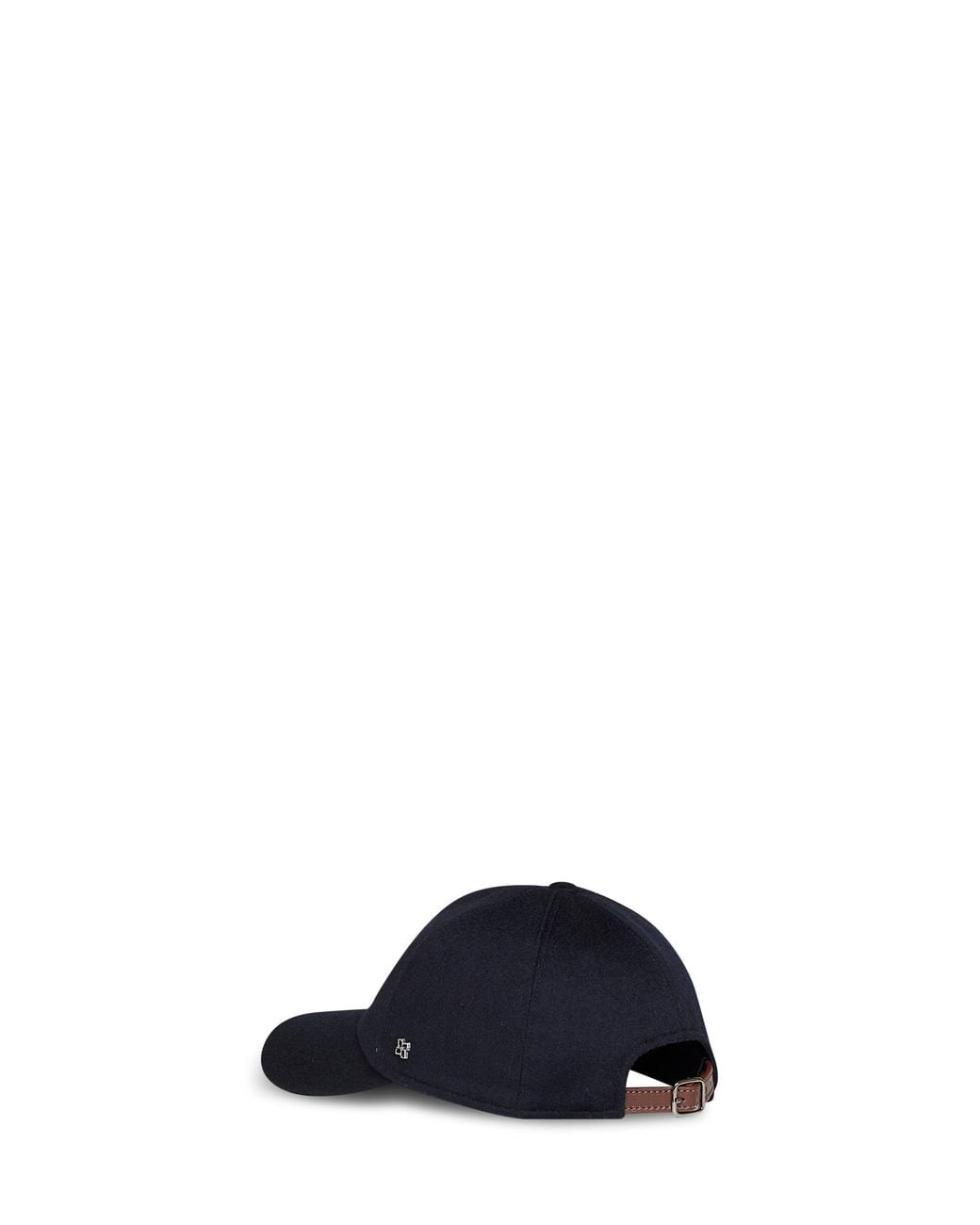 Tagliatore Blue Virgin Wool Denver Baseball Cap for men