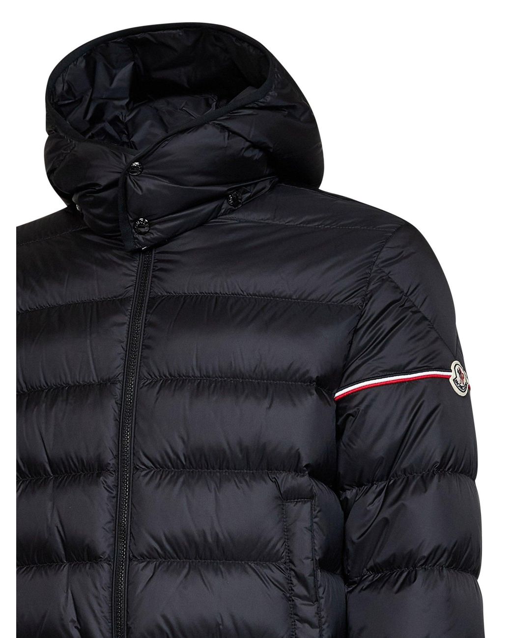 Moncler Black Ravenlock Short Hooded Down Jacket for men