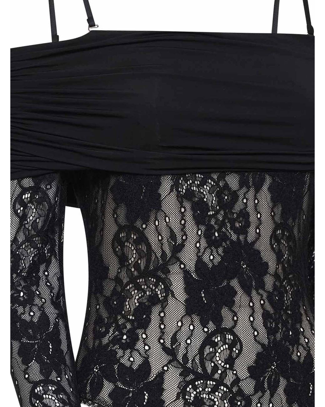 Zimmermann Black Lace Rebellion Bodysuit