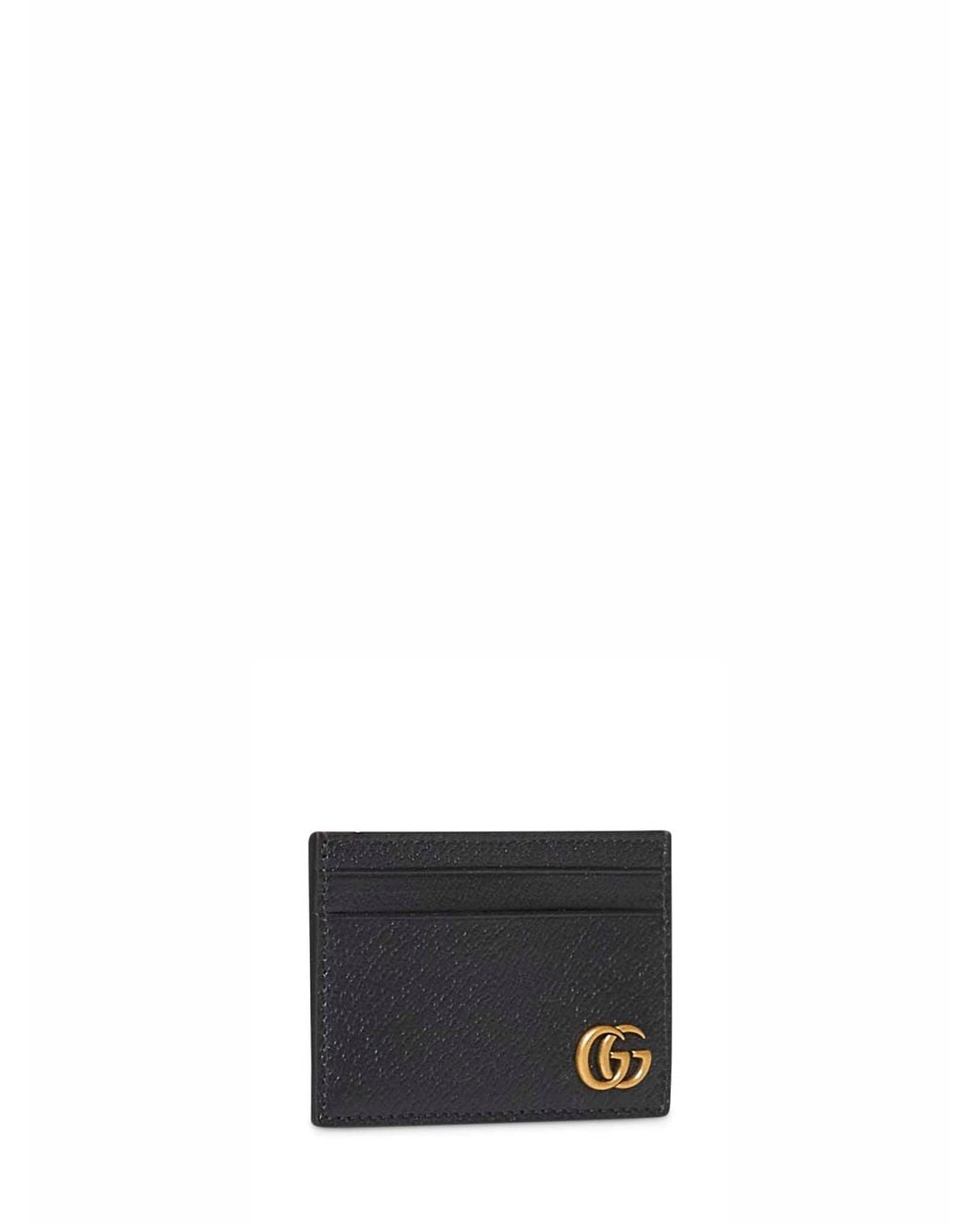 Gucci White Gg Marmont Card Holder for men