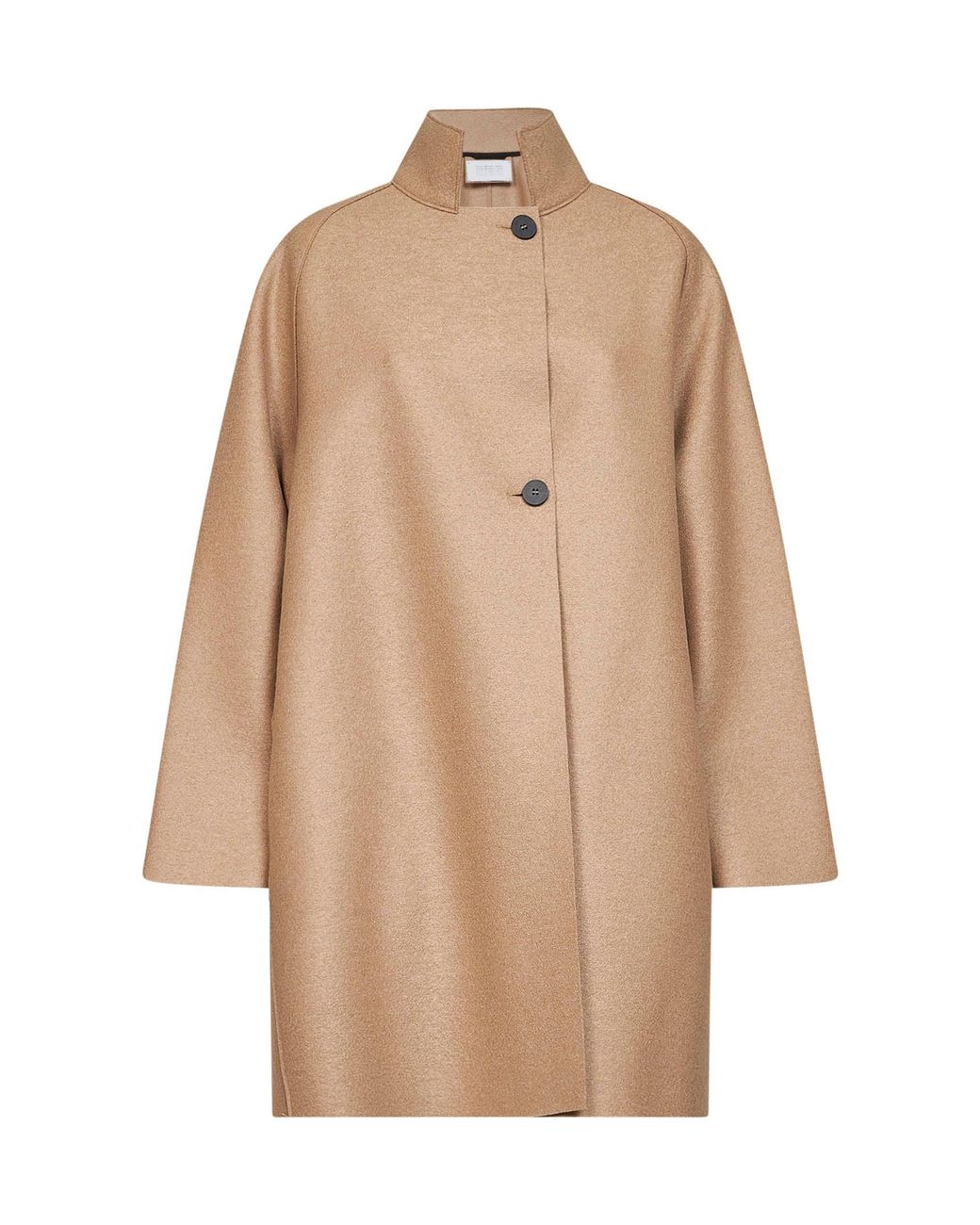 Harris Wharf London Natural Felted Wool Raglan Cape
