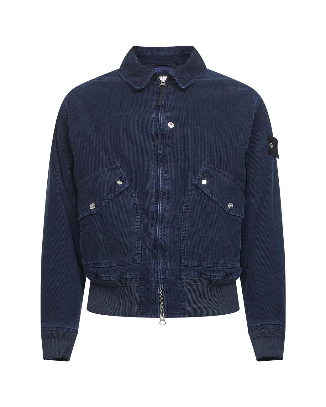 STONE ISLAND DENIM RESEARCH Corduroy Bomber Jacket in Blue for Men