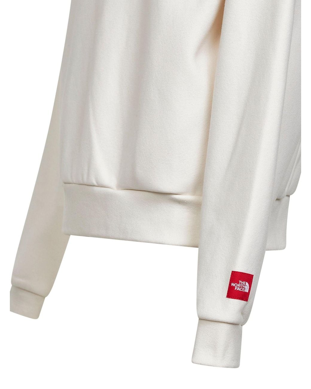 The North Face White Ivory Box Polycotton Hoodie for men
