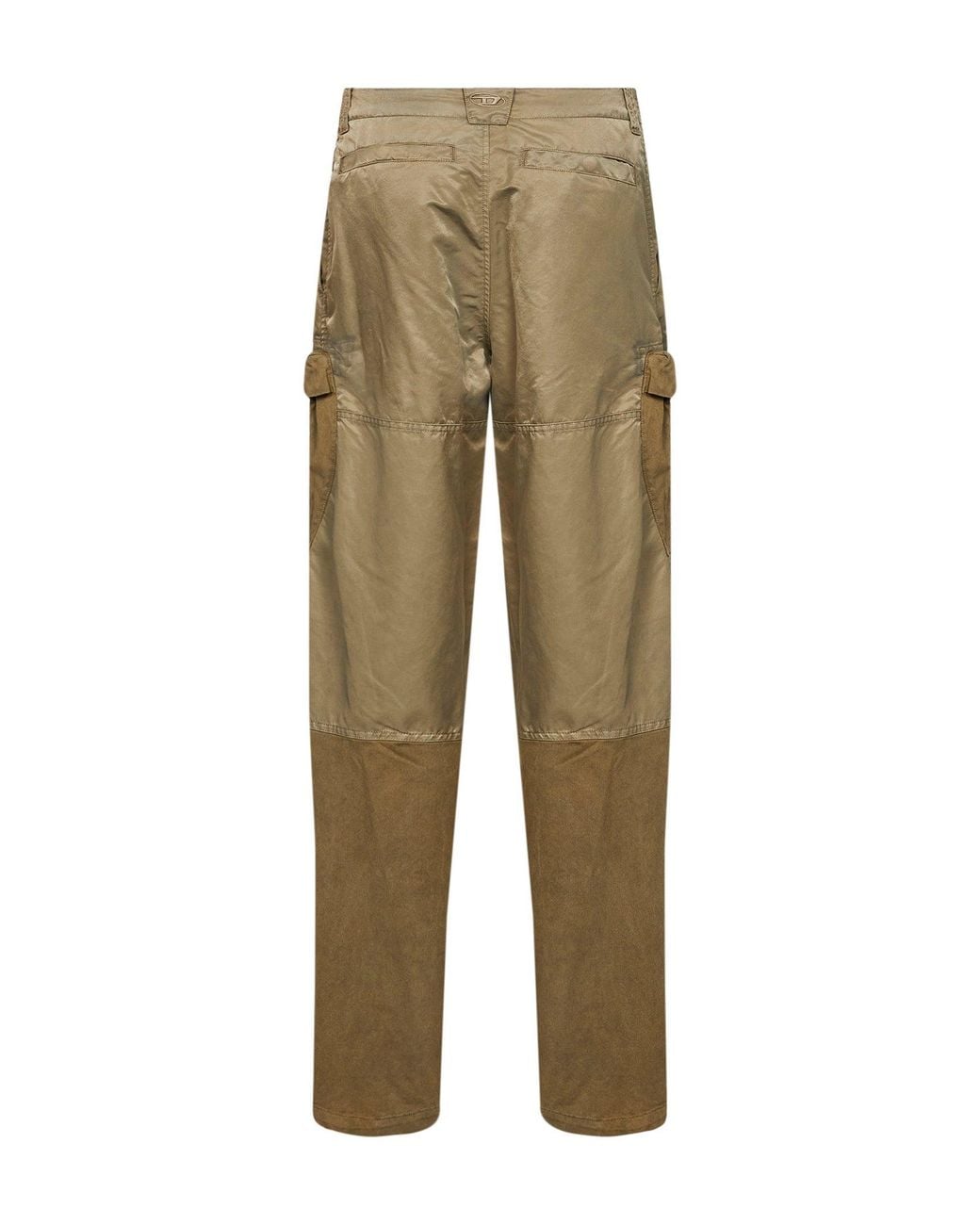 DIESEL Natural Khaki Stretch Cotton And Nylon P-Parker Cargo Trousers