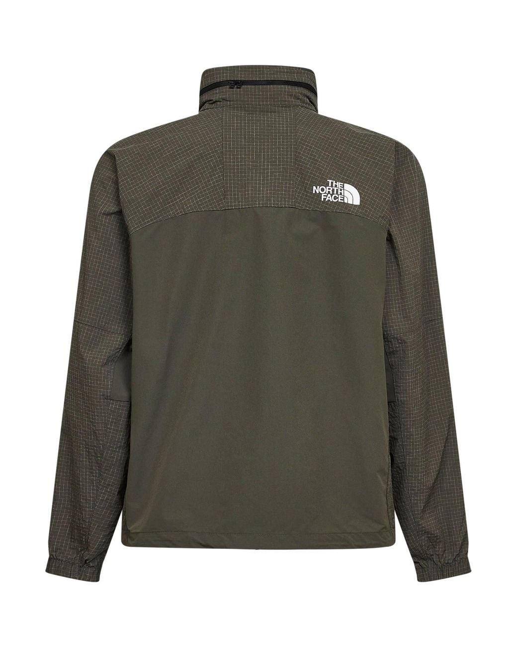 The North Face Green New Taupe Hike Utility Wind Jacket for men