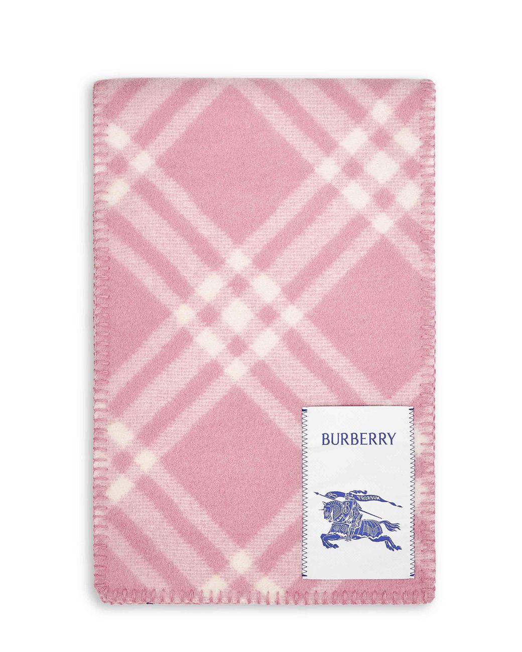 Burberry Pink Check Scarf